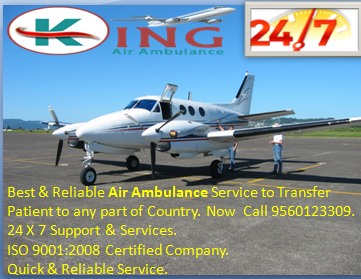 King Air Ambulance Service in Delhi India