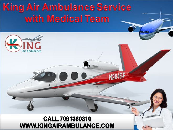 King Air Ambulance Services from Patna to Delhi