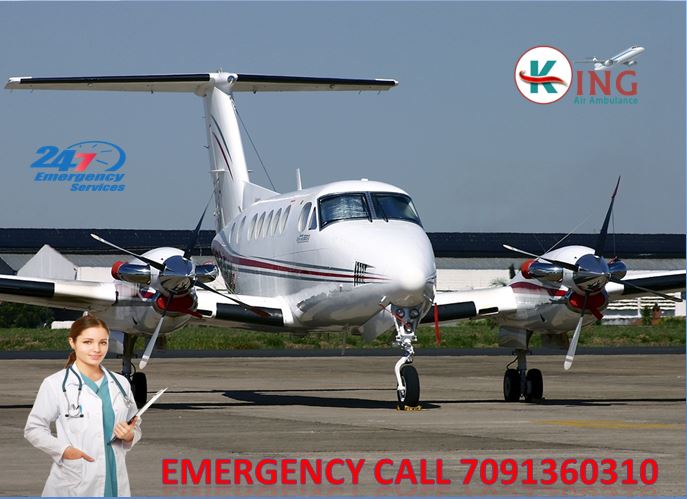 King Air Ambulance in India with doctors Facility